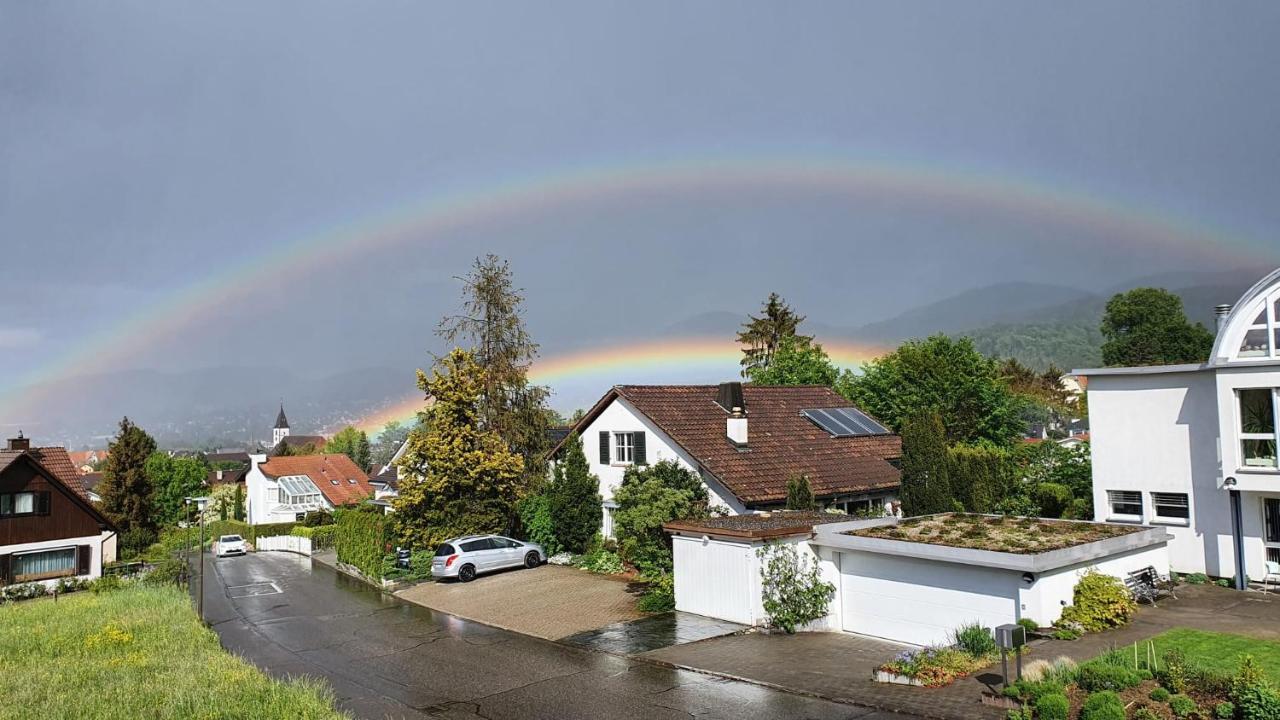 Ferienwohnung Rose-Marie'S Paradies Aesch Exterior foto